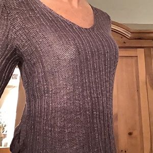 Pink Republic lightweight plum dressy sweater Sz M